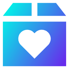 Shipment Favorite Icon from Sharp Gradient Set