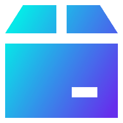 Shipping Box 2 Icon from Sharp Gradient Set