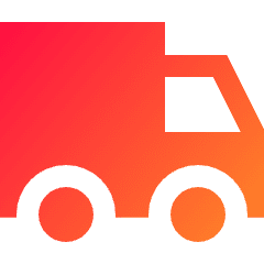 Shipping Transfer Truck Icon from Sharp Gradient Set