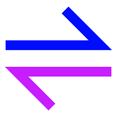Line Arrow Transfer Horizontal Large 1 Icon from Sharp Neon Set