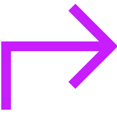 Line Arrow Bend Up Right Large Icon from Sharp Neon Set