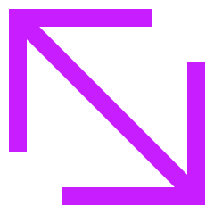 Line Arrow Diagonal Large 2 Icon from Sharp Neon Set