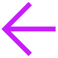 Line Arrow Left Large 1 Icon from Sharp Neon Set