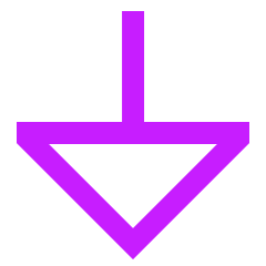Triangle Arrow Down Large 1 Icon from Sharp Neon Set