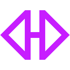 Triangle Arrow Horizontal Large Icon from Sharp Neon Set