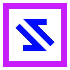 Line Arrow Transfer Diagonal Square 2 Icon from Sharp Neon Set