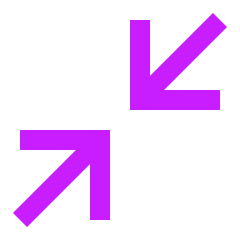 Line Arrow Shrink Diagonal 1 Icon from Sharp Neon Set