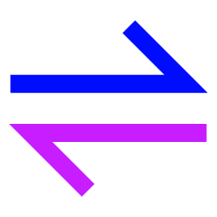 Line Arrow Transfer Horizontal 1 Icon from Sharp Neon Set