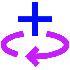 Line Arrow Rotate All Axis Right Icon from Sharp Neon Set