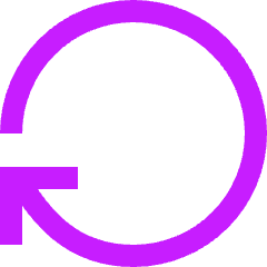 Line Arrow Rotate Right 3 Icon from Sharp Neon Set