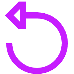 Triangle Arrow Rotate Left 1 Icon from Sharp Neon Set