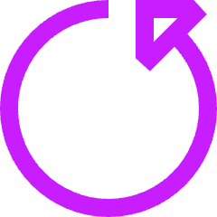 Triangle Arrow Rotate Left 5 Icon from Sharp Neon Set