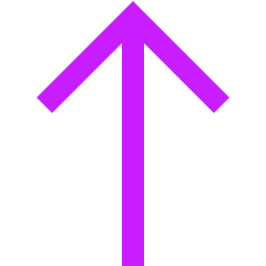 Line Arrow Up 1 Icon from Sharp Neon Set