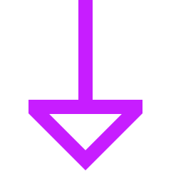 Triangle Arrow Down 1 Icon from Sharp Neon Set