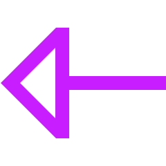 Triangle Arrow Left 1 Icon from Sharp Neon Set