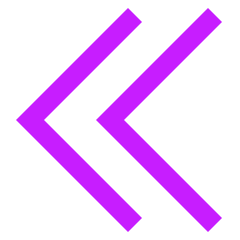 Double Tailless Line Arrow Left Icon from Sharp Neon Set