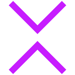 Tailless Line Arrow Shrink Vertical Icon from Sharp Neon Set