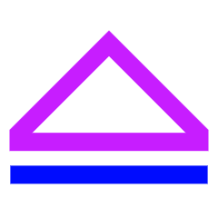 Tailless Triangle Arrow Up 2 Icon from Sharp Neon Set