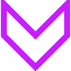 Chevron Arrow Down Icon from Sharp Neon Set