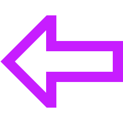 Thick Arrow Left Icon from Sharp Neon Set