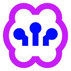 Artificial Intelligence Brain Icon from Sharp Neon Set