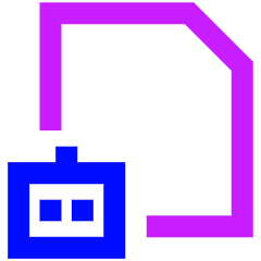 Ai File Robot Icon from Sharp Neon Set