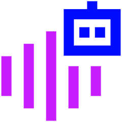 Ai Generate Voice Robot 1 Icon from Sharp Neon Set