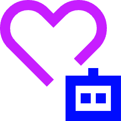 Ai Health Robot Icon from Sharp Neon Set