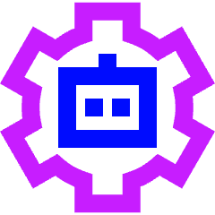 Ai Settings Robot Icon from Sharp Neon Set