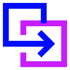 Free Return Icon from Sharp Neon Set