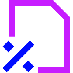 Statistics Report Icon from Sharp Neon Set