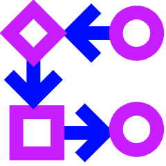Workflow Icon from Sharp Neon Set
