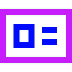 Business Card Icon from Sharp Neon Set