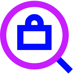 Job Searching Icon from Sharp Neon Set