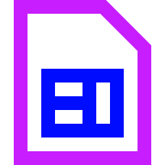 Sim Card Icon from Sharp Neon Set