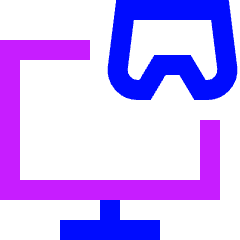 Desktop Game Icon from Sharp Neon Set