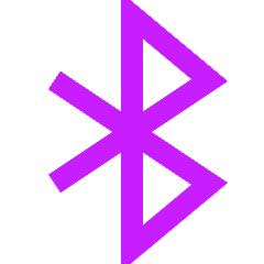 Bluetooth Icon from Sharp Neon Set