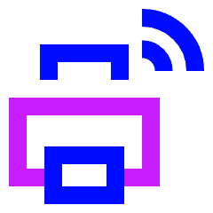Printer Icon from Sharp Neon Set