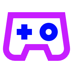 Controller 1 Icon from Sharp Neon Set
