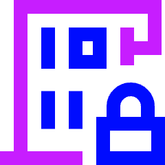 Database Encryption 2 Icon from Sharp Neon Set
