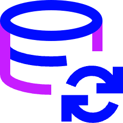 Database Refresh Icon from Sharp Neon Set