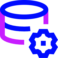 Database Setting Icon from Sharp Neon Set