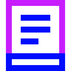 Hand Held Icon from Sharp Neon Set