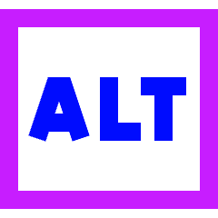 Alt Icon from Sharp Neon Set
