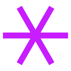 Asterisk 2 Icon from Sharp Neon Set