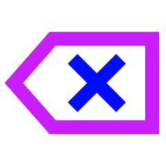Delete Keyboard Icon from Sharp Neon Set