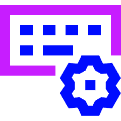 Keyboard Option Setting 2 Icon from Sharp Neon Set