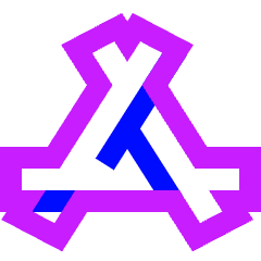 App Store Logo Icon from Sharp Neon Set