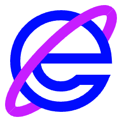 Explorer Logo Icon from Sharp Neon Set