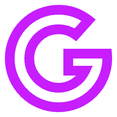 Google Logo Icon from Sharp Neon Set